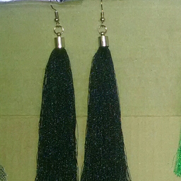 Amazon.com: Earent Tassel Rhinestone Earrings Dangling  Beautiful long tassel earrings